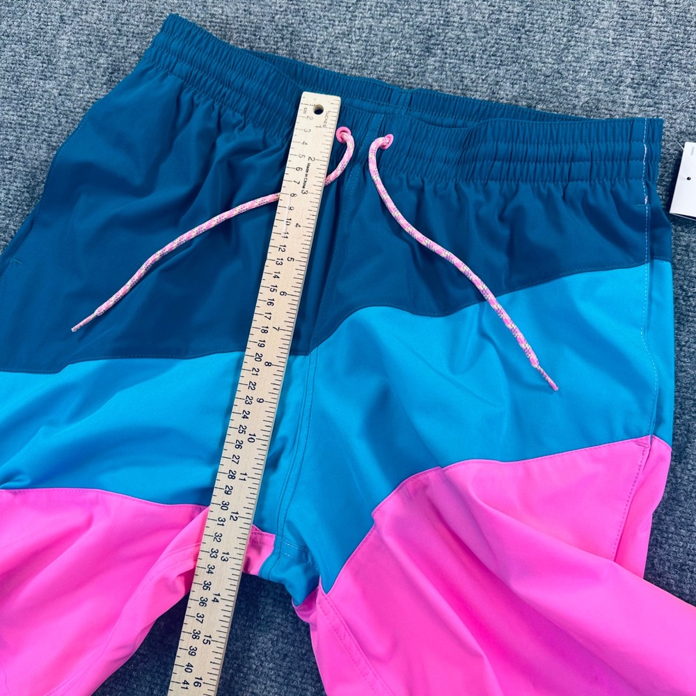Nike Mens M Swim Bottom Board Shorts
Swimsuit Pink Blue Teal Colorblock NESSD470 - Picture 12 of 15